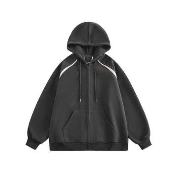 AIDASE  -  American Heavyweight Sweatshirt Men's Autumn Trendy Cardigan Jacket Versatile Casual Sports Top aidase-shop